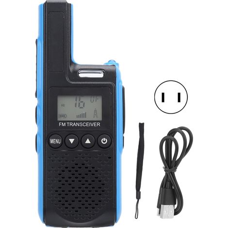 Talkie-Walkie Mini Portable Haute Puissance Rechargeable avec Écran HD pour Hôtel 100-240V Prise US (1/5)
