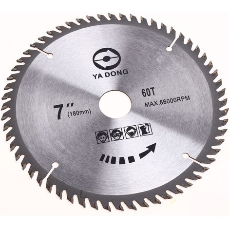 Lame De Scie Circulaire - 210 Mm - Diamètre De Trou 30 Mm - 60 Dents - Pour Bois Plaques Et Mdf - 1 Pièce (1/5)