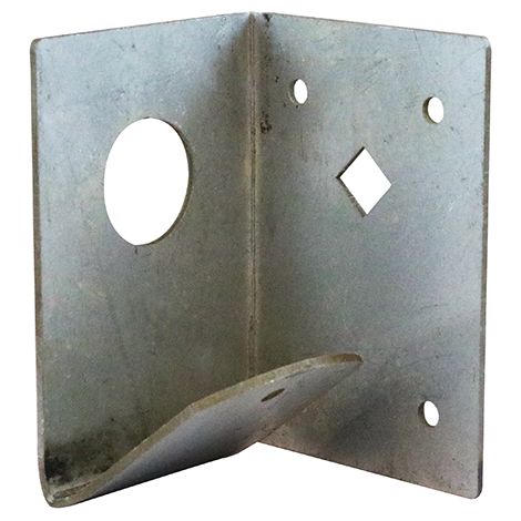 TIMCO Arris Rail Support Brackets Galvanised - 90 x 60 x 60