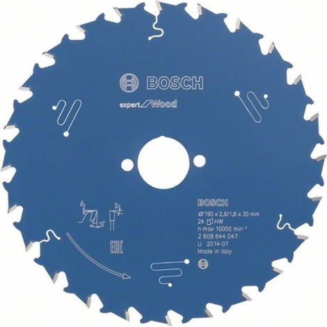 BOSCH DISCO SIERRA EXPERT MADERA 190 X 30 X 24D