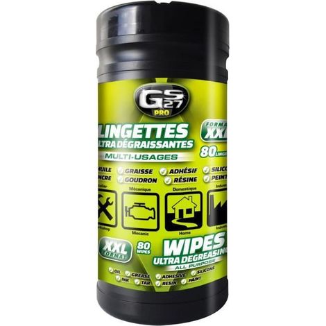 Lingettes ultra dégraissantes, multi-usages - GS27