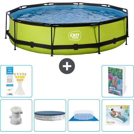 Exit Pool Rund - 360x76 cm - 7-teilig S322