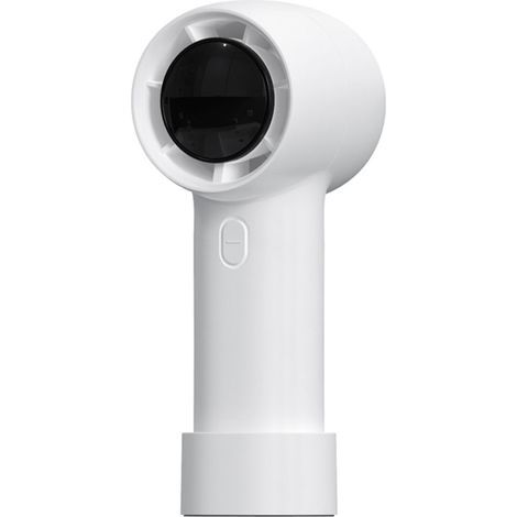 Ventilateur pliable électrique rechargeable USB, 3 vitesses, affichage LED, support téléphone (noir) (1/5)