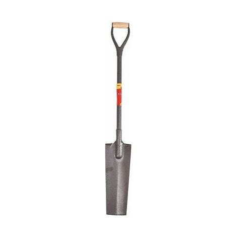 Drainage Drain Spade Steel D Handle Post Hole Trench Spade 1200mm Shovel U1875
