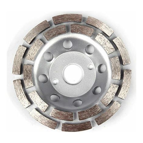 Disco diamantato da 125 mm per smerigliatrice angolare – Doppia fila – Per calcestruzzo, massetto e pietra naturale – Foro da 22,23 mm – Rimozione rapida del materiale – PDX829