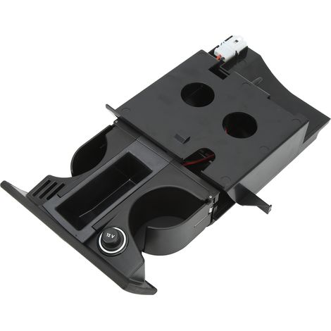 Cendrier porte-gobelet et porte-monnaie pour voiture 7H2858601, insert porte-gobelet pour Transporter Campmobil, noir, conduite à droite (1/5)