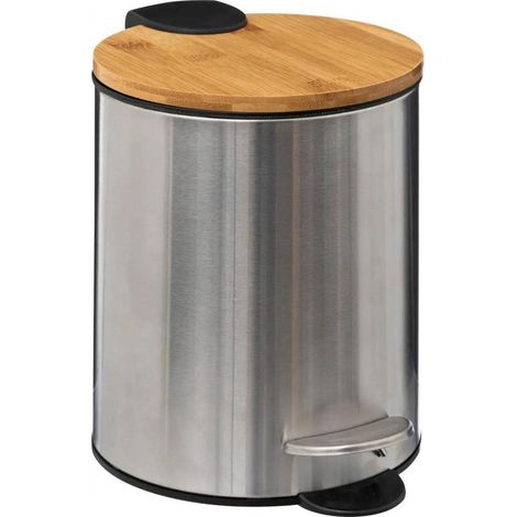 Mülleimer metall soft close 3l bambus metall - 5five (1/5)
