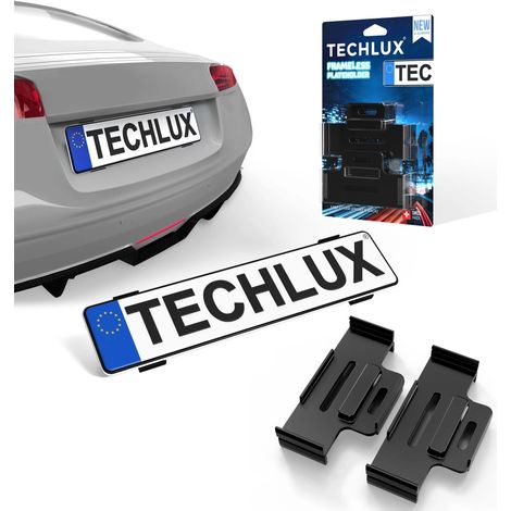 Porta targa auto innovativo con fissaggio a scatto senza viti (1/3)