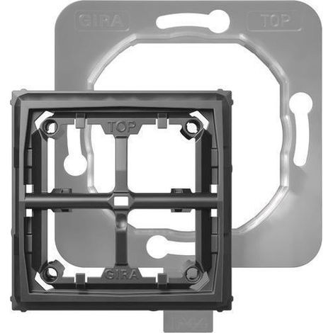 Interrupteur Gira 325500 IP44 étanche 6x6 cm