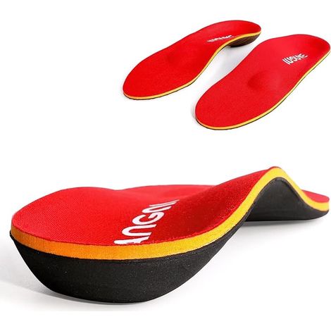 Semelles orthopédiques pour pieds plats rouges 3 ANGNI 270 mm 41/42 UK8 (1/5)