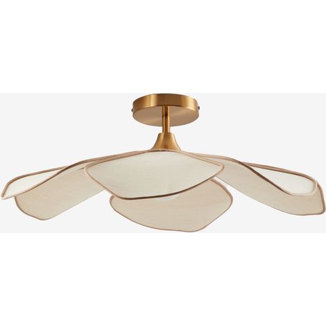 Sklum – Plafonnier d'extérieur Ø75 cm – Culot E27 – Puissance max 40W – Abat-jour en fer – Indice de protection IP20 (1/5)