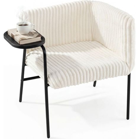 fauteuil d'appoint fauteuil salon moderne canapé bureau chambre rembourré assise chaise confortable lecture détente lounge mobilier décoratif occasi (1/2)