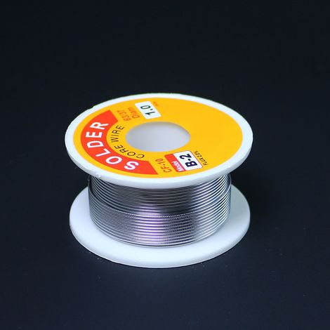 Fil à souder à âme de colophane neutre, fil d'étain sans logo B-2, approvisionnement transfrontalier 50 g, spécifications multiples avec fil (50 g sans logo 1,0 mm) (1/5)