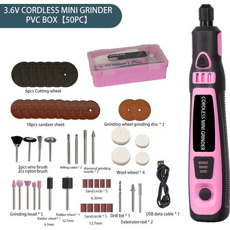 Electric Engraving Pen Kit, die grinder tool kit, with 50 accessories， Cordless USB Engraving Pen Engraving Machine Kit Includes