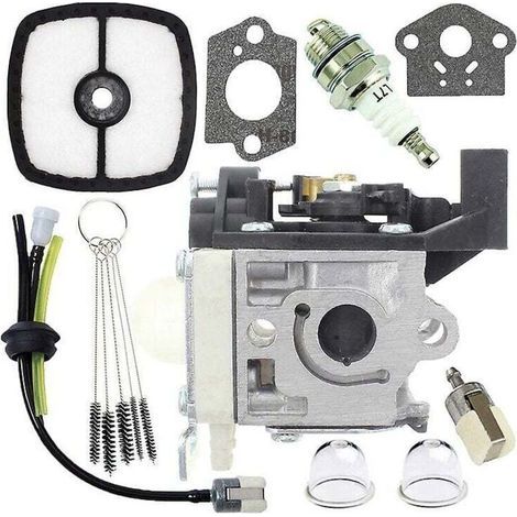 Carburateur Carb reconstruction tuyaux de carburant et ampoules d'amorçage pour Zama Rb-k94 Echo Srm-265 Srm-265es Kit de carburateur carburateur (couleur : argent-1 Set Carbureto (1/5)