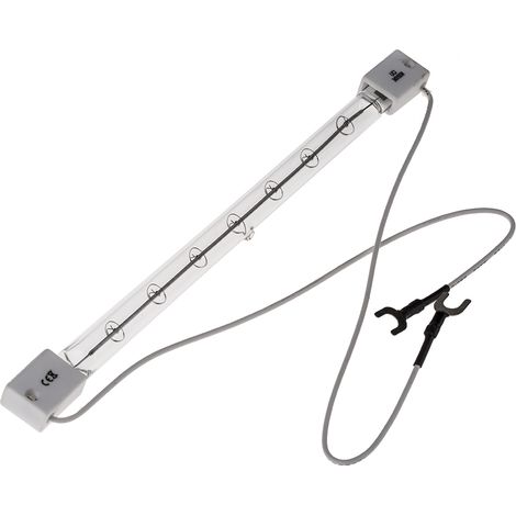 Lampe à infrarouge RS PRO 500 W, SK15 230 V x 10mm 216 mm Clair ( Prix pour 1 )