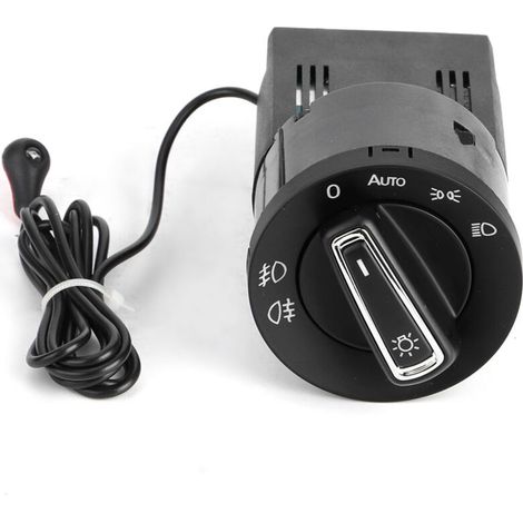 Sensore di illuminazione interruttore, controllo automatico intelligente dei fari per 1C0941531 3BD941531 3BD941531A MK4-Crezuo