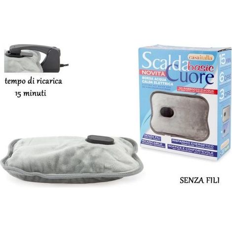 Frescura BASIC C113344 Scaldacuore Elettrico Scaldino colore Grigio
