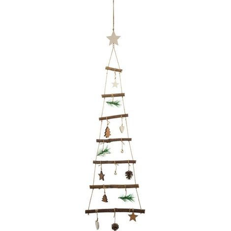 Sapin Mural Déco "Hors Piste" 75cm Naturel