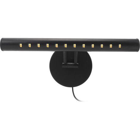 Barre lumineuse LED pivotante multi-angles, alimentation USB, intensité variable, lampe de maquillage pour meuble de maquillage, hôtel, salle de bains, 25 cm / 9.8 pouces (1/5)