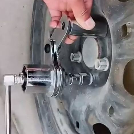 Chiave moltiplicatrice di forza da 1/2" - Kit in carbonio 1:16 - Moltiplicatore di coppia per allentare ruote e dadi (1/4)
