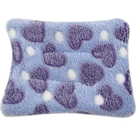 Nid douillet en coton pour hamster, matelas chaud et moelleux pour l’hiver, remplissage de maison, literie douce pour cage, violet taille S (187 caractères) (1/4)