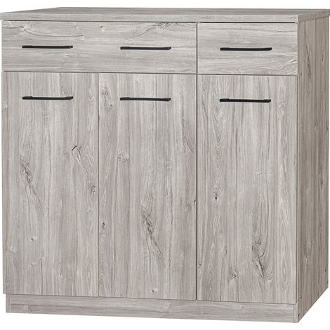 Commode contemporaine chêne gris Elmet (1/5)