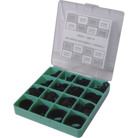 Kit 480 guarnizioni piatte caucciù G.D.F.92