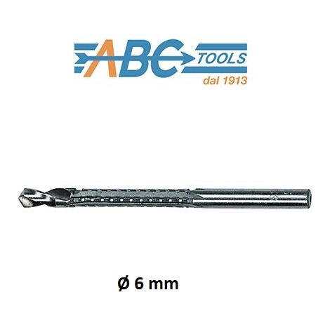 ABC F75940000 PUNTA FRESATRICE PUNTE FRESATRICI ACCIAIO SUPER RAPIDO HSS 6 MM (1/4)