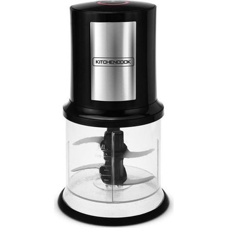 Kitchencook - Mixpod500black - Noir - Mini Hachoir électrique - 400 W - 4 Lames Inox (1/5)
