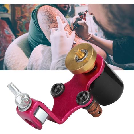 Machine de Maquillage Permanent Rotative Motorisée - Ombreur et Remplissage Professionnel en Alliage, Outil Violet Rouge (1/5)