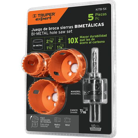Juego de coronas bimetálicas - 5 piezas