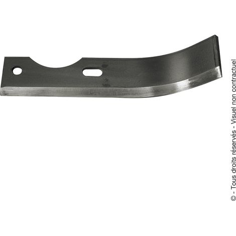 Couteau de fraise bineur universel 190 mm droite fabriqué en France