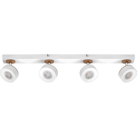 OSRAM DECOR SPOT PLUTO, 19,2W, 1 250lm, blanc, spot, têtes réglables, utilisation polyvalente, spot d’intérieur, ton blanc chaud, finition supérieure, montage facile (1/5)