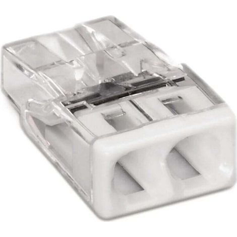 50 Mini Bornes de Connexion Automatique 2 Entrées, Serre-joint (1/3)