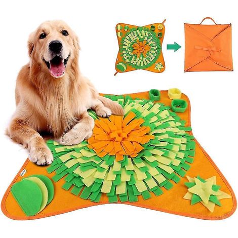 Multicolor Foldable Hanging Dog Snuffle Mat - 70 70cm (1/5)