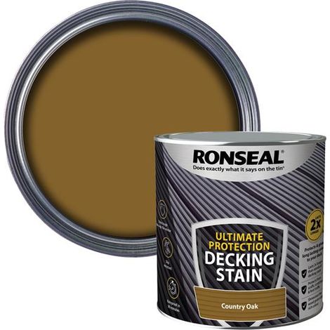 Ronseal Ultimate Protection Decking Stain Country Oak 2.5 litre