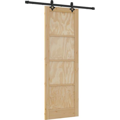 Maison Exclusive - Schiebetür ORKDAL Natur 73,5 x 211 cm Massives