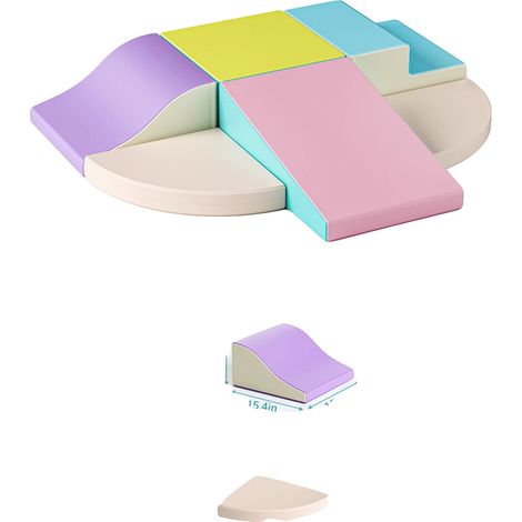 Set di giochi da arrampicata, gioco creativo, materiali sicuri per bambini, rosa (1/2)