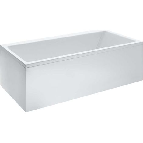 Laufen Pro - Badewanne mit Fußgestell, Frontschürze links, 180x80 cm, weiß H2329550000001 (1/3)