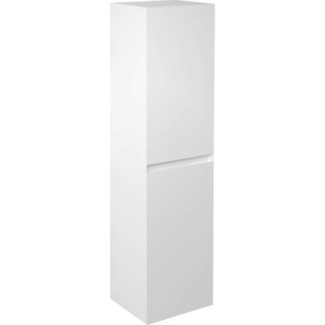 Sapho Filena - Armoire haute 35x140x30 cm, 2 portes G/D, blanc mat FID3540W (1/3)