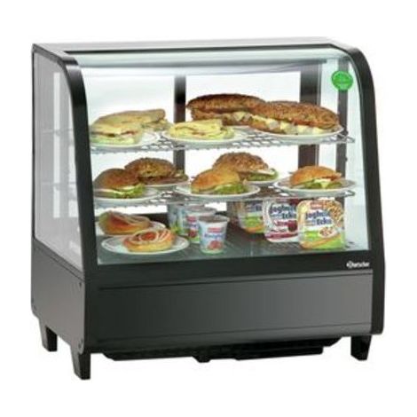 Vitrine Horizontale Réfrigérée à Poser - 100 litres Noire - DeliCool I - Bartscher