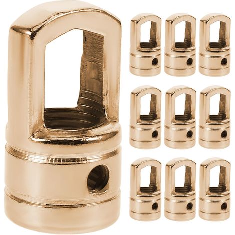 10 Pièces Écrous à Œil en Fer M10 Suspendre Éclairage Intérieur, Fixation Lampe Plafond Robuste et Anti Vieillissement, pour Hall et Restaurant (1/5)