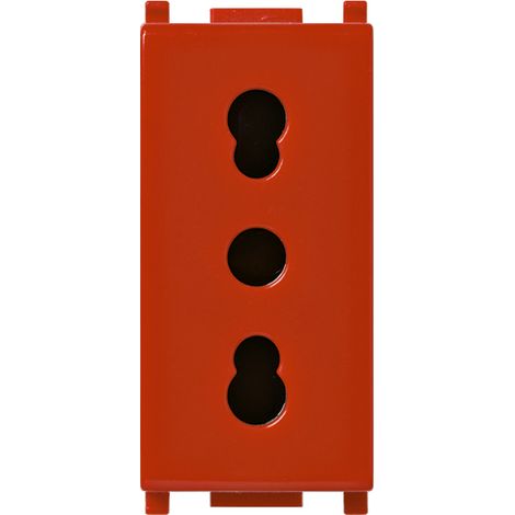VIMAR - 14203.AB.R 2P+T16A P17/11 antibakterielle rote Socket