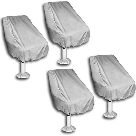 Set mit 4 Bootssitzbezügen, wasserdichte Sitzbezüge für Pontonbootbänke, Schutzhüllen für Stühle (1/5)