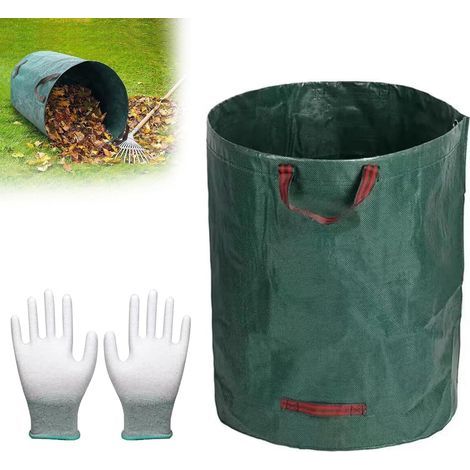 120-Liter-Gartensack, wasserdicht, für Grünabfälle – Große Größe für Gras und Laub (1/5)