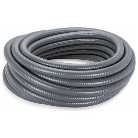 pvc tuberias flexible gris hidrotubo 50 mm en rollos 25m 1153