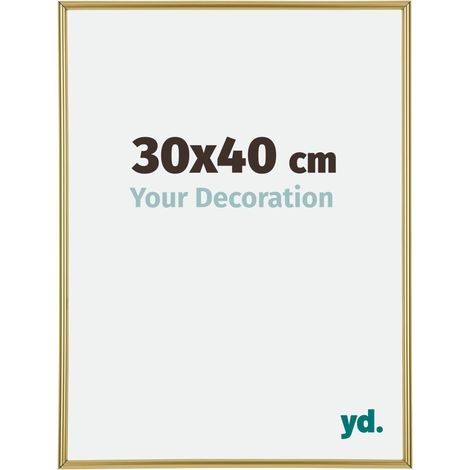 Cadre Puzzle 30x40 cm - Or - Plastique - Annecy. (1/5)