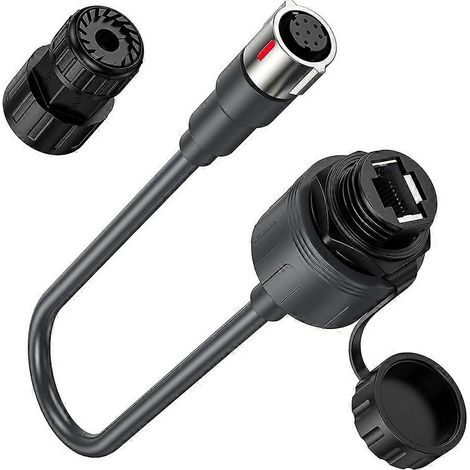 Adaptateur Ethernet Starlink Gen 3, rallonge de câble étanche vers coupleur RJ45 pour antenne parabolique (1/5)