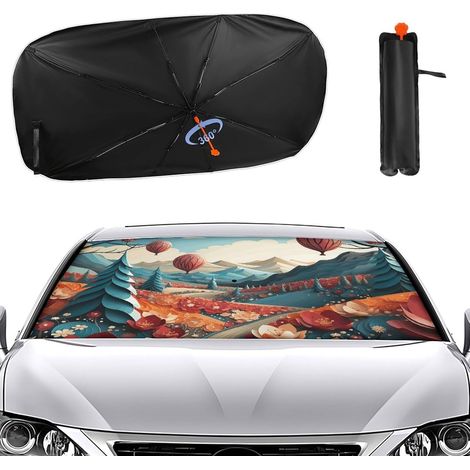 Pare-Brise Avant Pare-Soleil Fenêtre Voiture Protection UV pour (1/5)